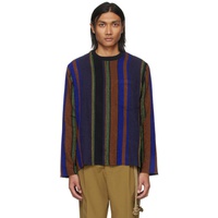 Song for the Mute Multicolor Striped Sweatshirt 241699M201000