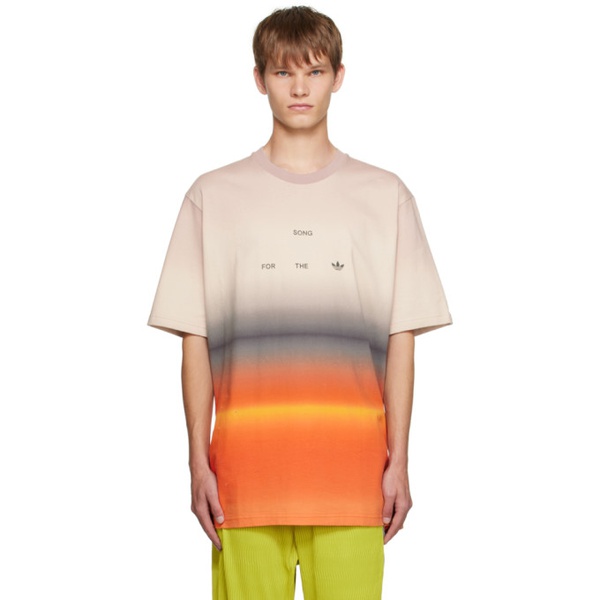 아디다스 송 포 더 뮤트 Song for the Mute Gray & Orange 아디다스 오리지널 adidas Originals 에디트 Edition T-Shirt 241699M213000