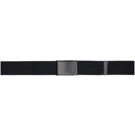 Fred Perry Black Graphic Branded Webbing Belt 241719M131001