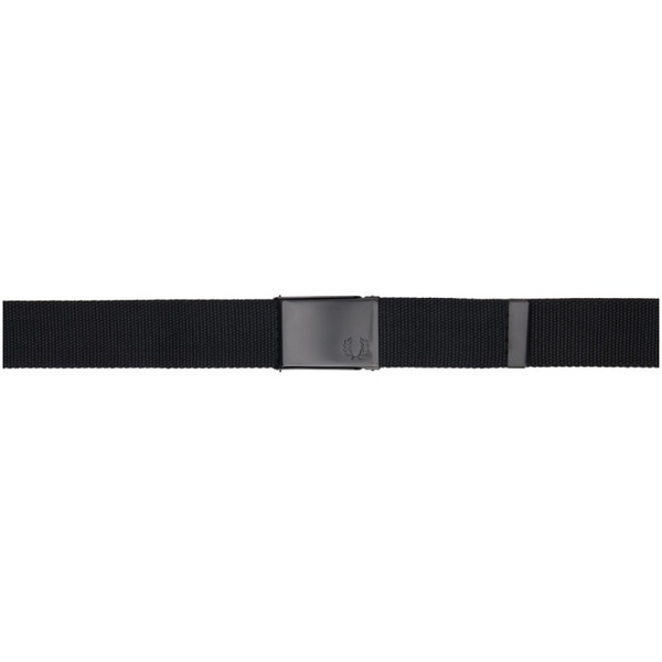  Fred Perry Black Graphic Branded Webbing Belt 241719M131001