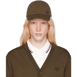 Fred Perry Brown Classic Pique Cap 241719M139000