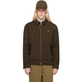 Fred Perry Brown Zip Through Jacket 241719M180003