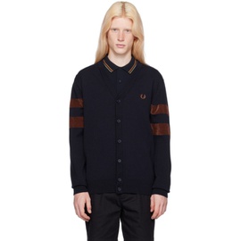 Fred Perry Navy Tipping Cardigan 241719M200002