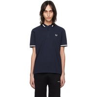 Fred Perry Navy Embroidered Polo 241719M212001