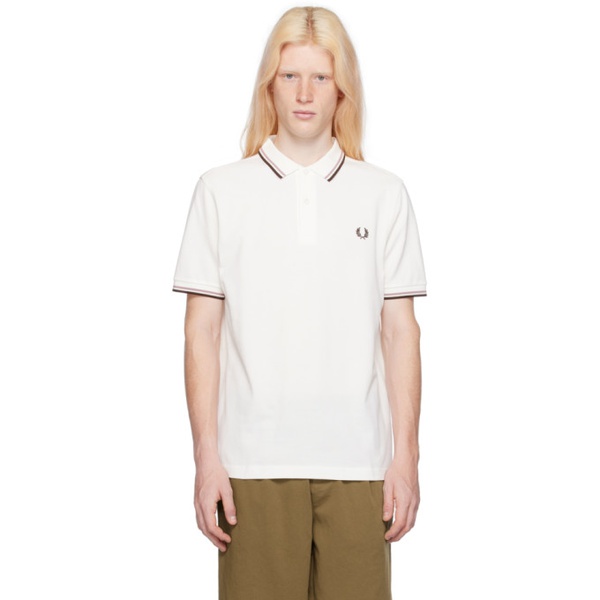 White The Fred Perry Polo 241719M212009
