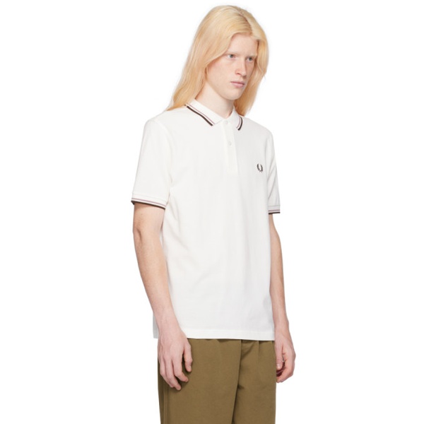  White The Fred Perry Polo 241719M212009