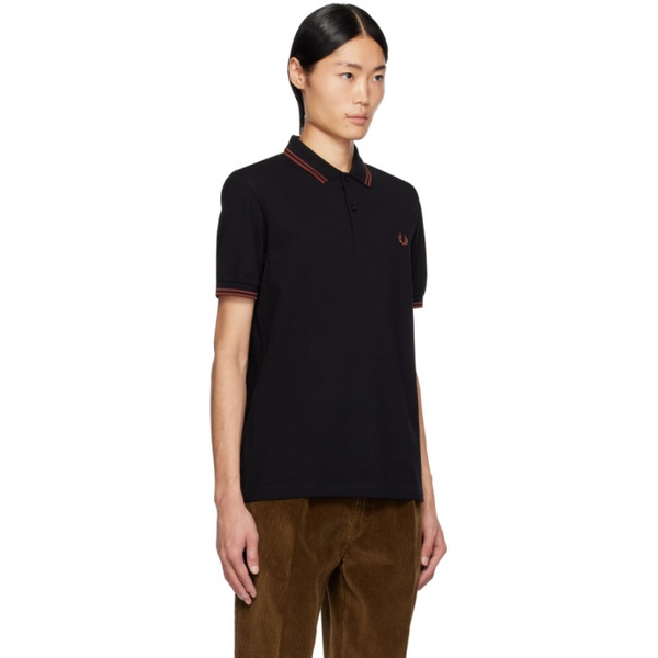  Black & Brown The Fred Perry Polo 241719M212012
