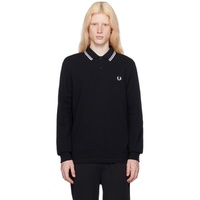 Black The Fred Perry Long Sleeve Polo 241719M212018