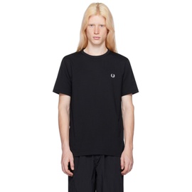 Fred Perry Black Ringer T-Shirt 241719M213004