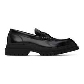 Fred Perry Black Fringed Loafers 241719M231002