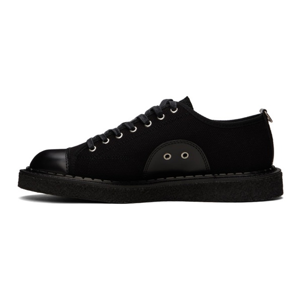 Fred Perry Black George Cox 에디트 Edition Canvas Monkey Sneakers 241719M237000
