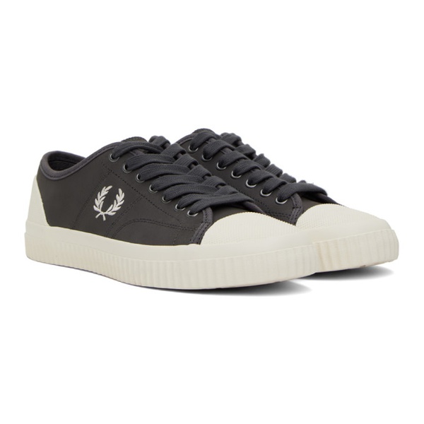  Fred Perry Gray Low Hughes Sneakers 241719M237003