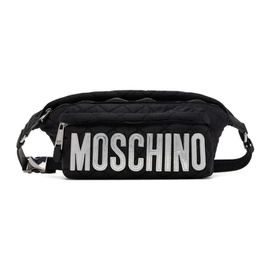 모스키노 Moschino Black Quilted Pouch 241720F045002