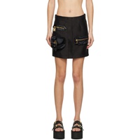모스키노 Moschino Black Bags Miniskirt 241720F090001