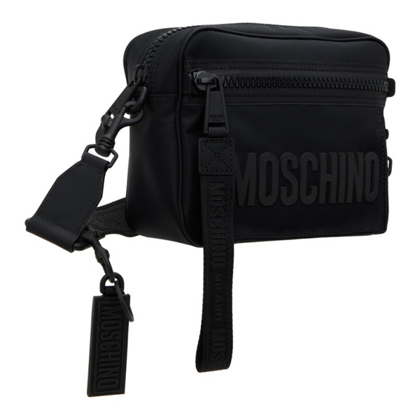  모스키노 Moschino Black Logo Bag 241720M170004