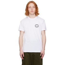 모스키노 Moschino White Bonded T-Shirt 241720M213018