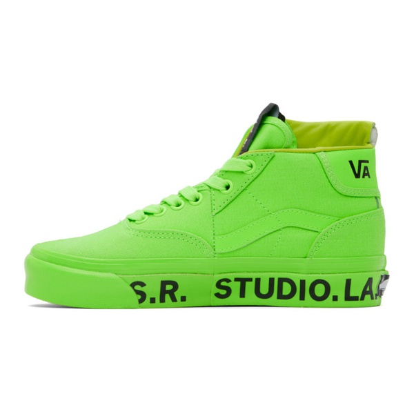 반스 반스 Vans Green S.R. STUDIO. LA. CA. 에디트 Edition Sk8-Hi Sneakers 241739F128049