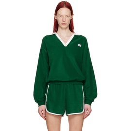 리복 클래식 Reebok Classics Green Court Sweater 241749F100002