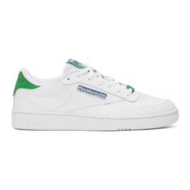 리복 클래식 Reebok Classics White & Green Club C 85 Sneakers 241749M237040