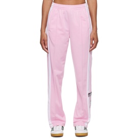 아디다스 오리지널 Adidas Originals Pink Adibreak Lounge Pants 241751F086011