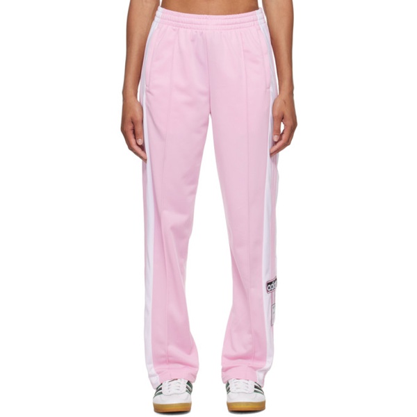아디다스 아디다스 오리지널 Adidas Originals Pink Adibreak Lounge Pants 241751F086011