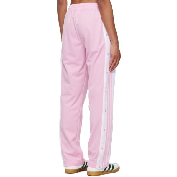 아디다스 아디다스 오리지널 Adidas Originals Pink Adibreak Lounge Pants 241751F086011
