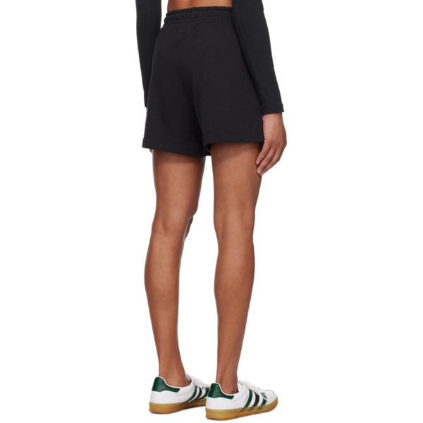 아디다스 아디다스 오리지널 Adidas Originals Black 3-Stripes Shorts 241751F088001