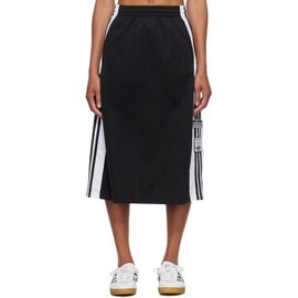 아디다스 오리지널 Adidas Originals Black Adibreak Midi Skirt 241751F093000