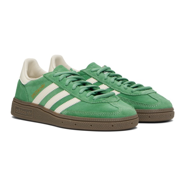 아디다스 아디다스 오리지널 Adidas Originals Green Handball Spezial Sneakers 241751F128027