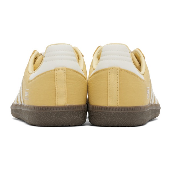 아디다스 아디다스 오리지널 Adidas Originals Yellow Samba OG Sneakers 241751F128036