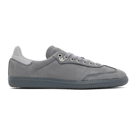 아디다스 오리지널 Adidas Originals Gray Samba Lux Sneakers 241751F128042
