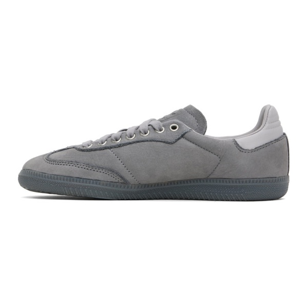 아디다스 아디다스 오리지널 Adidas Originals Gray Samba Lux Sneakers 241751F128042