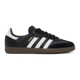 아디다스 오리지널 Adidas Originals Black & White Samba OG Sneakers 241751F128080