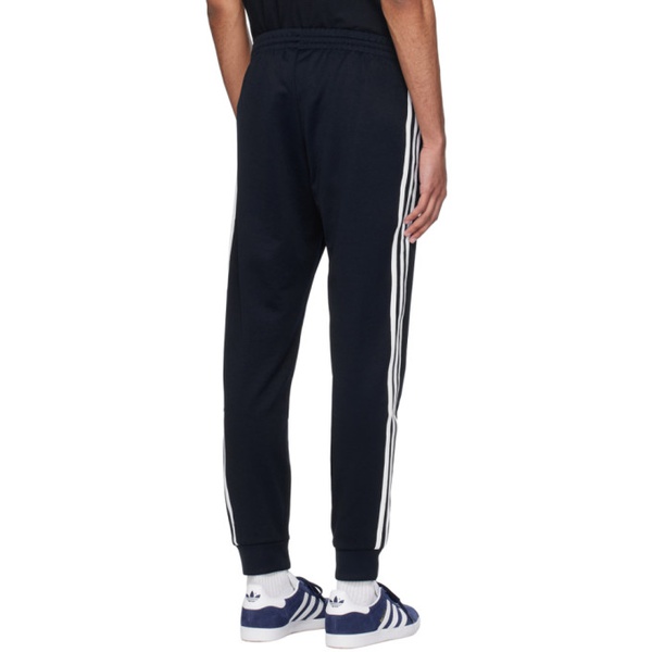 아디다스 아디다스 오리지널 Adidas Originals Navy 3-Stripe Sweatpants 241751M190005