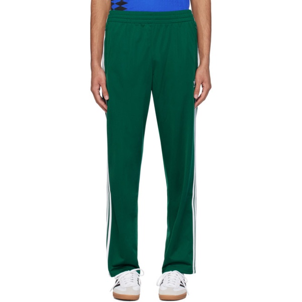 아디다스 아디다스 오리지널 Adidas Originals Green Firebird Track Pants 241751M190008
