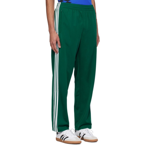 아디다스 아디다스 오리지널 Adidas Originals Green Firebird Track Pants 241751M190008