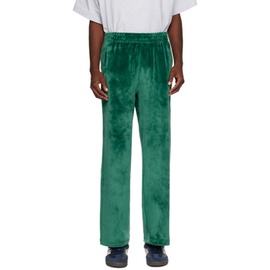 아디다스 오리지널 Adidas Originals Green Drawstring Sweatpants 241751M191000