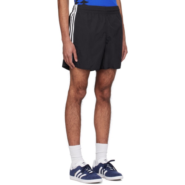 아디다스 아디다스 오리지널 Adidas Originals Black Sprinter Shorts 241751M193002