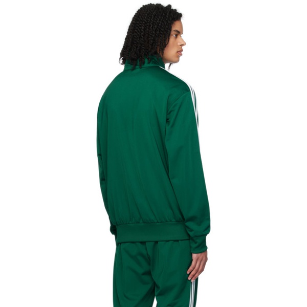 아디다스 아디다스 오리지널 Adidas Originals Green Firebird Track Jacket 241751M202007