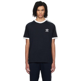 아디다스 오리지널 Adidas Originals Navy 3-Stripes T-Shirt 241751M213015