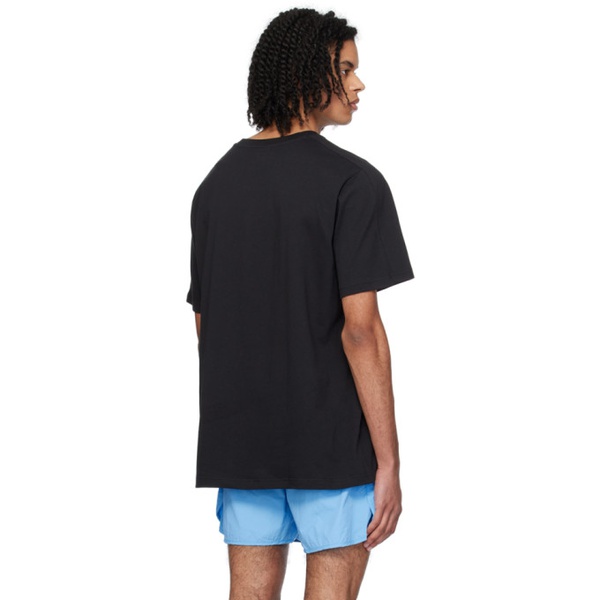 아디다스 아디다스 오리지널 Adidas Originals Black Graphic T-Shirt 241751M213016