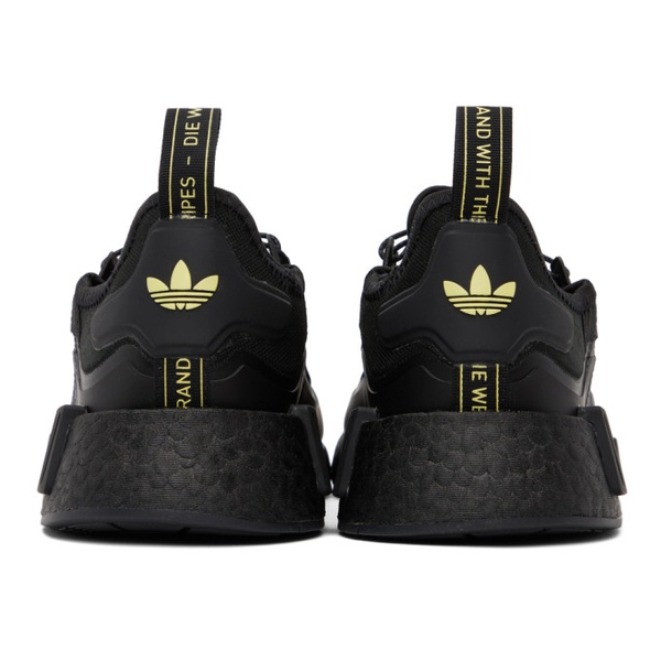아디다스 아디다스 오리지널 Adidas Originals Black NMD R1 Sneakers 241751M237001
