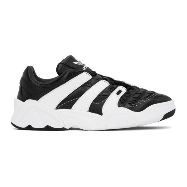 아디다스 아디다스 오리지널 Adidas Originals Black & White Predator XLG Sneakers 241751M237014