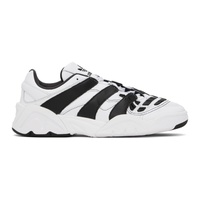 아디다스 오리지널 Adidas Originals White & Black Predator XLG Sneakers 241751M237015