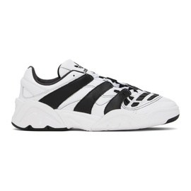 아디다스 오리지널 Adidas Originals White & Black Predator XLG Sneakers 241751M237015