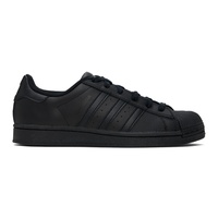 아디다스 오리지널 Adidas Originals Black Superstar Sneakers 241751M237037