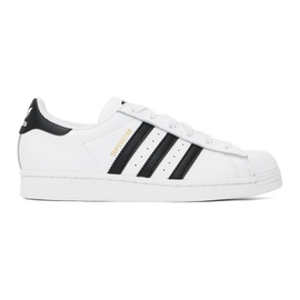 아디다스 오리지널 Adidas Originals White Superstar Sneakers 241751M237038