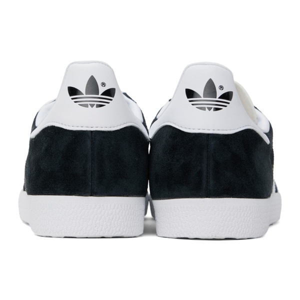 아디다스 아디다스 오리지널 Adidas Originals Black & White Gazelle Sneakers 241751M237053
