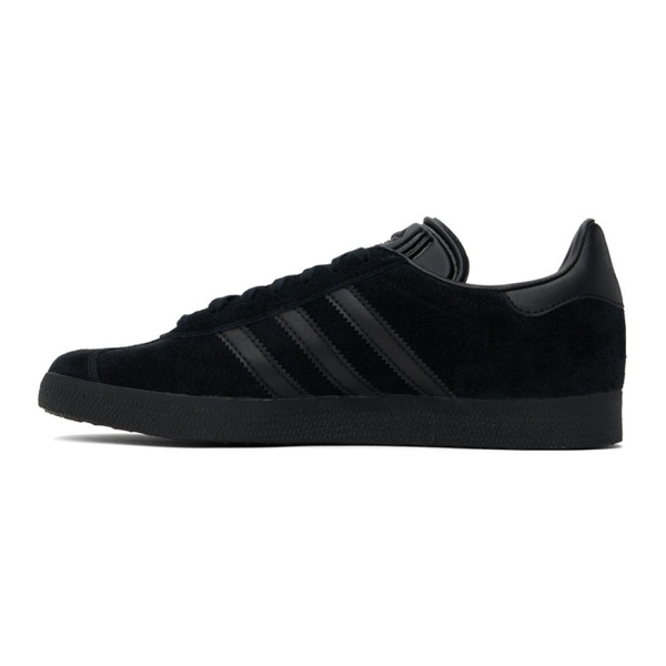 아디다스 아디다스 오리지널 Adidas Originals Black Gazelle Sneakers 241751M237062