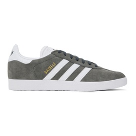아디다스 오리지널 Adidas Originals Gray & White Gazelle Sneakers 241751M237065